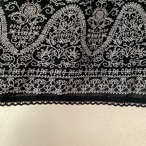 BILA Boho Shorts Wide Leg Flowy Smocked Waist XL Lightweight Festival Beach NEW - Picture 6 of 7